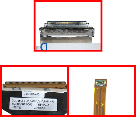 Καλωδιοταινία Οθόνης για Laptop Dell Inspiron 16 Plus 5630 5635 7630 7635