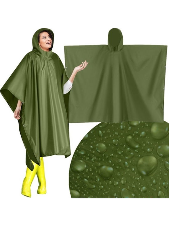 Universal Rain Poncho High-quality Material Black Green Universal Rain Poncho High-quality Material Black Green