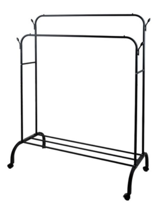 Kremastră De Podea Pe Roți Din Metal Neagră 150x110cm