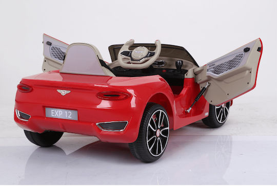 Bentley EXP 12 Едноместен с Дистанционно Управление Лицензиран 6 Волта Червен