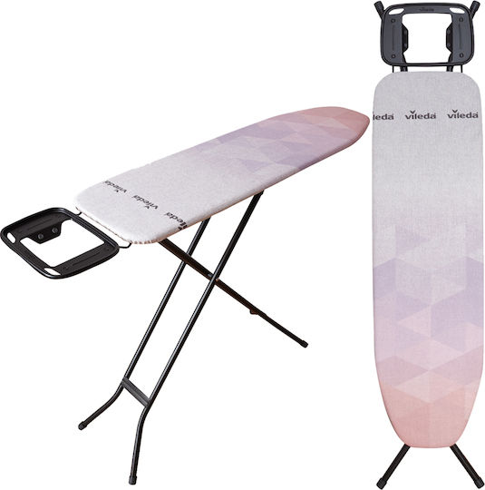 Vileda Diamond S Masă de Călcat pentru Fier de Călcat cu Aburi Compactă 136x33x90cm