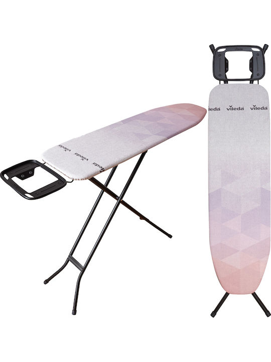 Vileda Diamond S Bügelbrett Für Dampfbügeleisen Zusammenklappbar 136x33x90cm