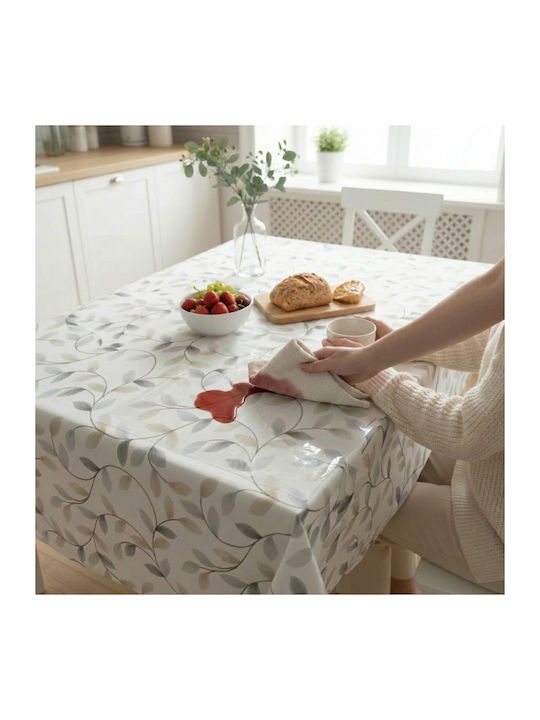 NufJoy Baumwoll Tischdecke Fleckabweisend Toamna 140x180cm