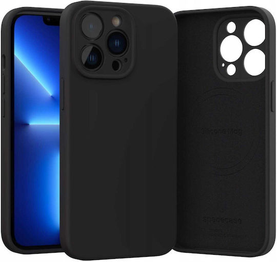 Spacecase Black Silicone Back Cover (iPhone 13 Pro)