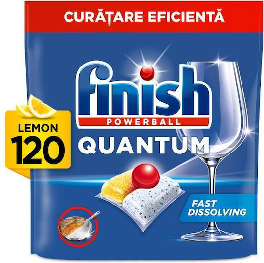 Finish Finish Powerball Quantum 120 Dishwasher Detergent Capsules