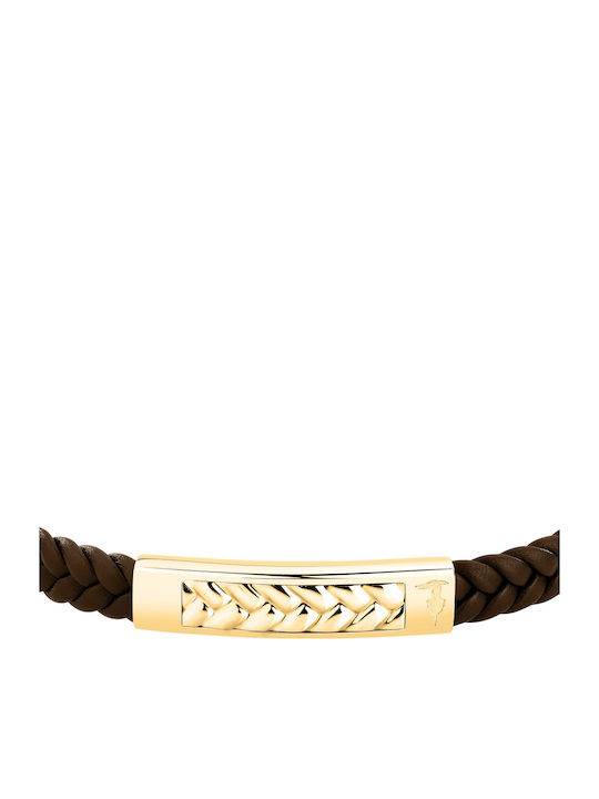 Trussardi Мъжка Кожена Гривна