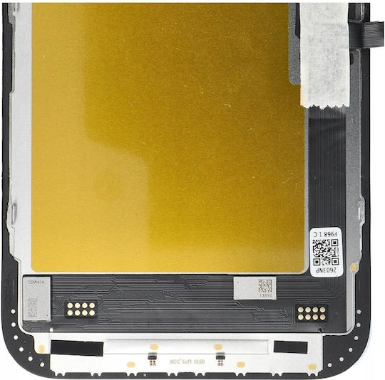 OLED Ersatzbildschirm mit Touch-Mechanismus für iPhone 16 Plus Schwarz