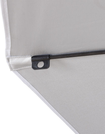 Escape Aria Ciela Folding Aluminum Beach Umbrella Diameter 1.8m with UV Protection and Air Duct Light Blue