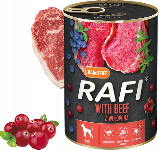 Rafi Wet Dog Food Diet With Beef Grain-Free 400gr