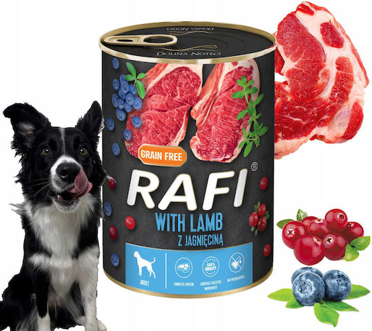 Rafi Wet Dog Food Diet With Lamb And Meat Grain-Free 400gr