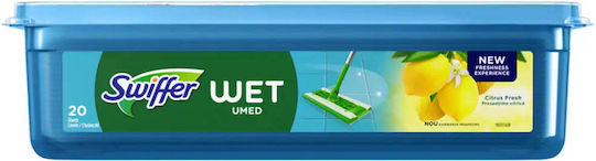 Swiffer Citrus Fresh Πανί Παρκετέζας 20τμχ P04H816