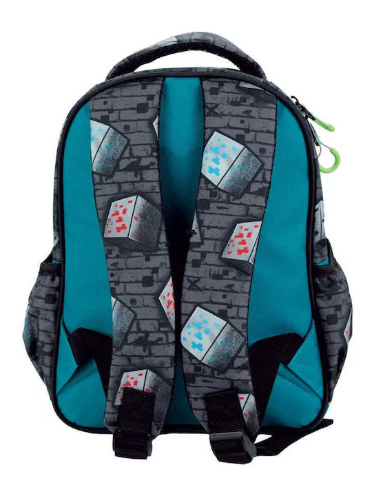 Gim School Backpack Kindergarten Multicolour With Water Bottle Holder 12 Litre
