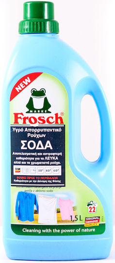 Frosch Active Soda Liquid Detergent for Whites Clothes 1.5lt (22 Measuring Cups)