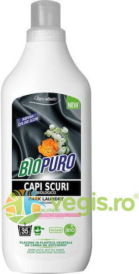 Biopuro Flüssig Waschmittel für Schwarz Kleidung 1lt (35 Messbecher ) 1cm