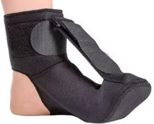Cizmă Glezna Reglabilă Neopren în Culoare Neagră ORTZPFASPL4448BLK