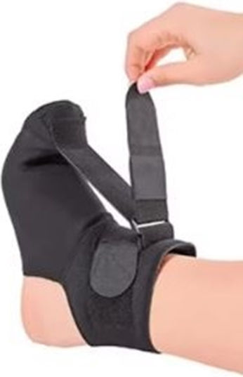 Cizmă Glezna Reglabilă 25.2cm Neopren în Culoare Neagră ORTZPFASPL3539BLK