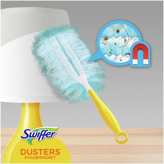 Swiffer Duster Feather Duster with Handle & Refills 4 Pieces