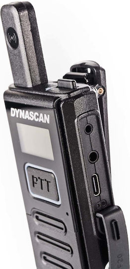 DynaScan 3A Stație Radio Emisie-Recepție Fără Fir PMR cu Ecran Monocromatic