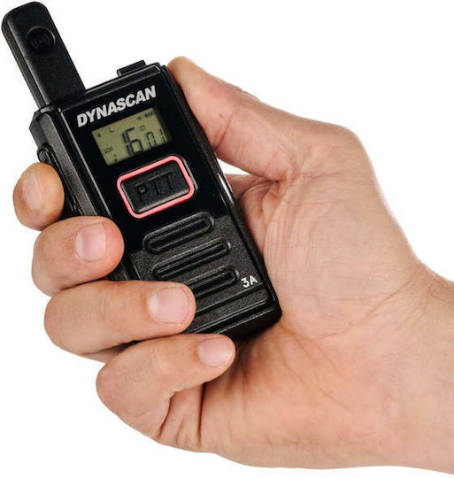 DynaScan 3A Stație Radio Emisie-Recepție Fără Fir PMR cu Ecran Monocromatic