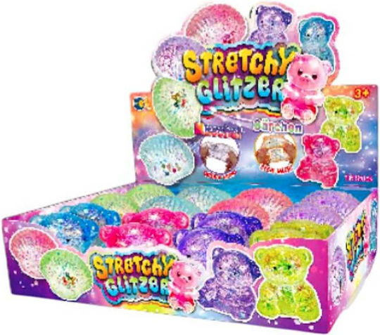 Fun Trading Ursuleț Elastic Strălucitor Antistres Multicolor (Diverse Modele)