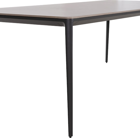 Set Dining de Exterior Victus 7 Piese Gri cu Perne