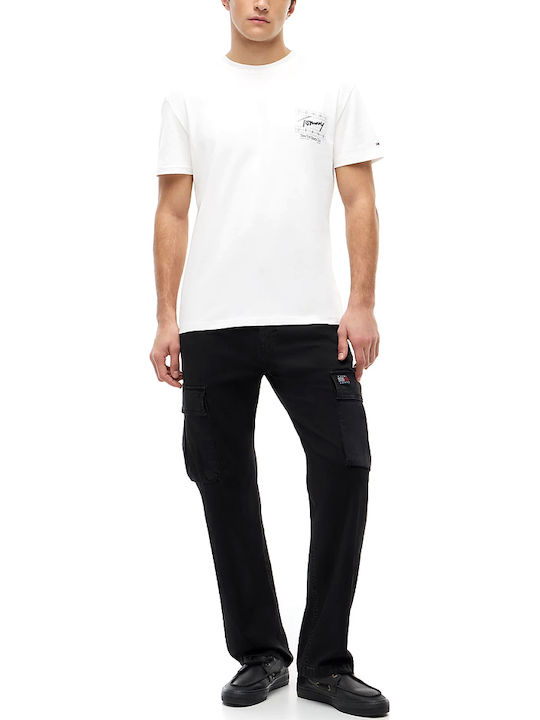Flag T-shirt Λευκο- Μαυρο