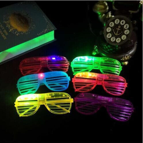 Ochelari Led Pentru Petrecere Alista Home Model Grilaj Plastic 3 Moduri De Iluminare O Singură Mărime Multicolor