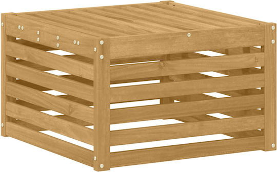Hölzernes Gartenhocker Würfel Außeneinsatz Weiß 59x59x37cm