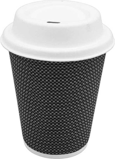 Ecocraft Еднократна Хартиена Сива Чаша 360ml 25бр