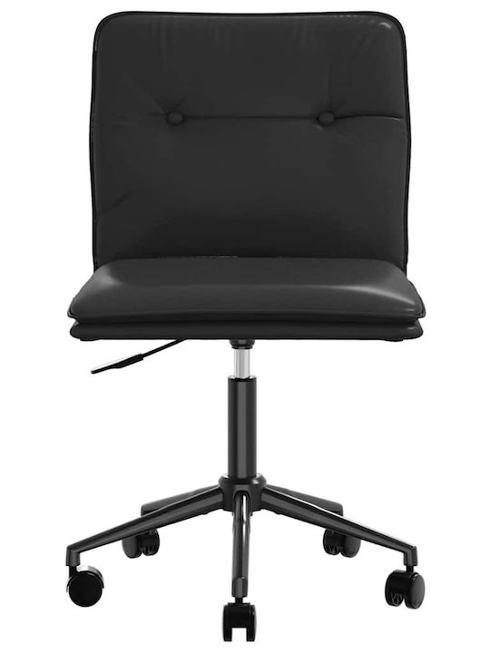 Visitor Chair in Black Colour 45x54x81cm 2 Pieces