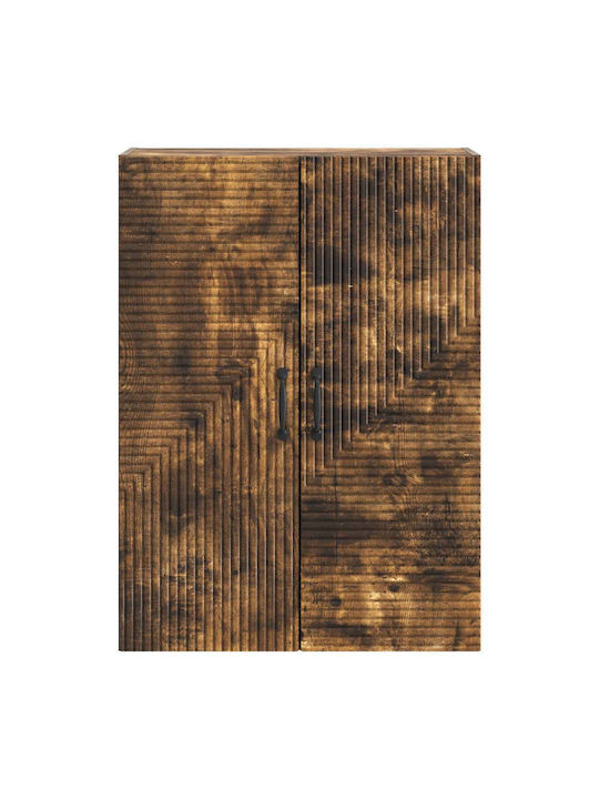 Smoked Oak Wood 66x34.5x90cm