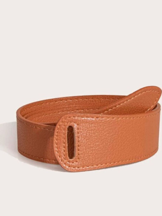 Elastic Women's Brown Belt