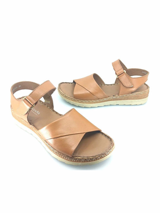 Sommer Damenplattformen Tabac