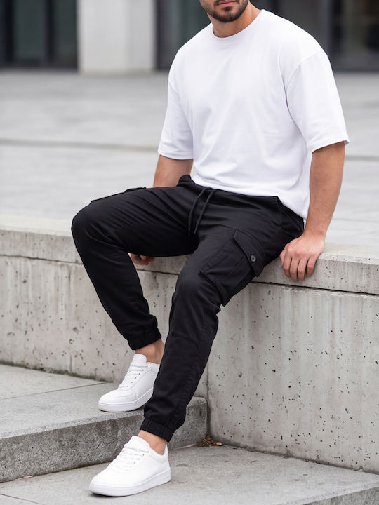 Παντελόνι Cargo Ελαστικό Black