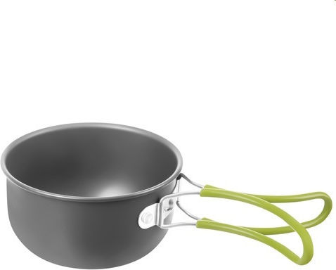 Set De Gătit Camping Zola 2 Oale 0,8/0,4 L Tacâmuri Pliabile Compacte Incluse Husă De Transport Gri
