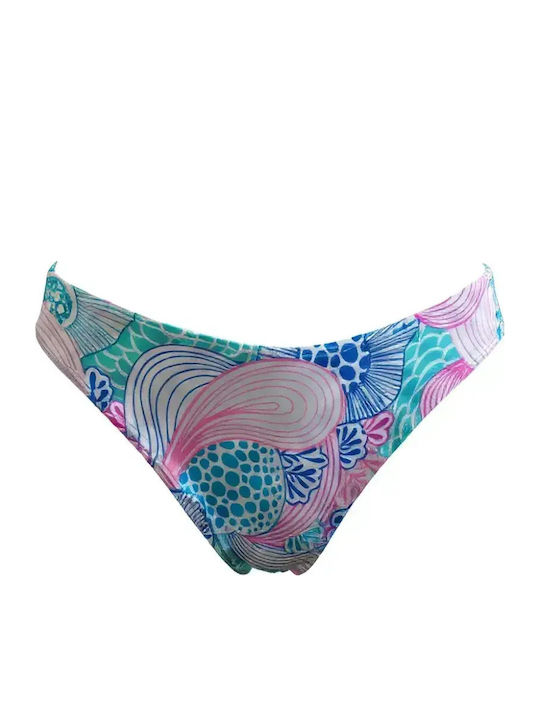 Set Bikini Triangle with Removable Padding Floral White