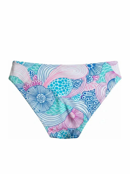 Set Bikini Triangle with Removable Padding Floral White