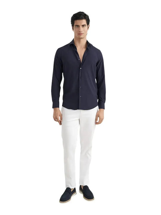 Long Sleeve Shirt in Regular Fit Blue