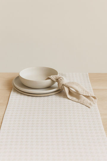 SteweHome Leinen Tischdecke Grau 150x50cm