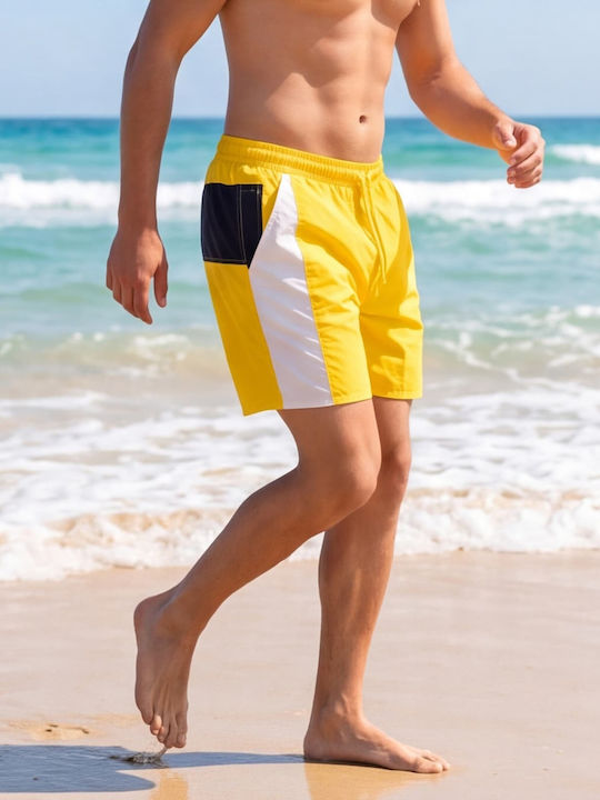 Men's Swimwear Shorts Yellow