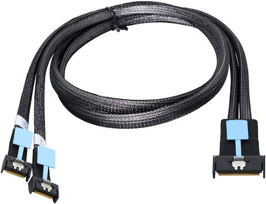 Καλώδιο Chenyang Pci-e 5.0 Mcio 8x Προς 2x Mcio 4x 74 Ακίδων 38 Ακίδων 0,5 M