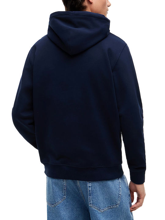 Tommy Hilfiger Sweatshirt with Hood Ecru-Red-Blue