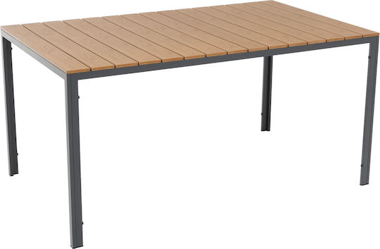 Garten- und Outdoor-Möbelsets Typsatz Speisesaal 7 Stück Anthrazit mit Kissen