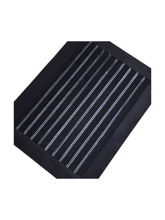 Eurofil Rubber Doormat Stripe Black 60x80cm Thickness 8mm