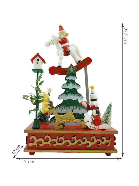 Alista Home Christmas Decorative Figurine with Music 27.5x17cm