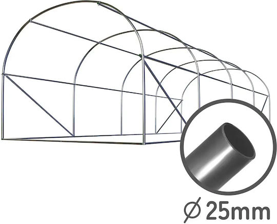 Seră De Grădină 3 X 6 M 18 M2 Plonos