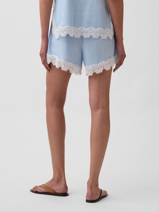 Women's Linen Shorts Sail Blue