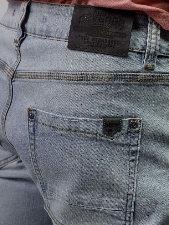 Frank Herren Shorts Washed Blau