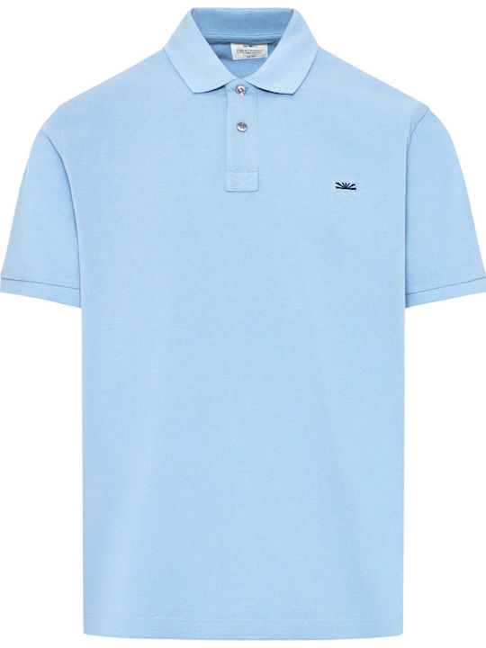 Polo Short Sleeve Blue Blouse