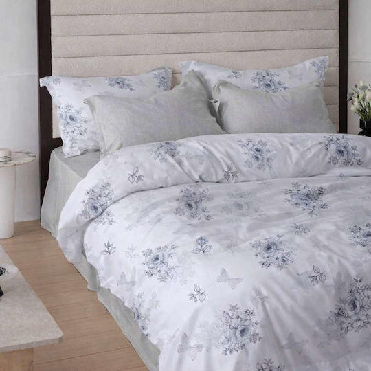 Set Huse Pentru Pilote Dublu 200x230cm Gri